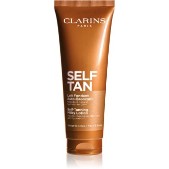Clarins Self Tan Self-Tanning Milky Lotion crema autobronzanta corp si fata - imagine 2